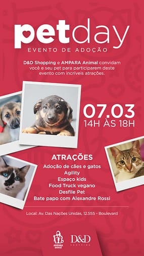 D&D Shopping Pet Day AMPARA Animal